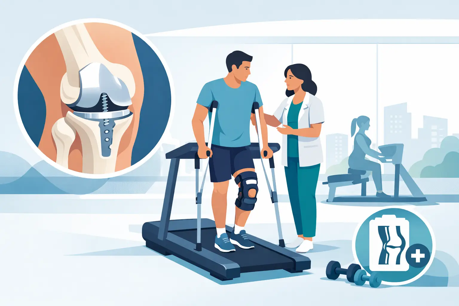 Ambulante Rehabilitation nach Knieoperation
