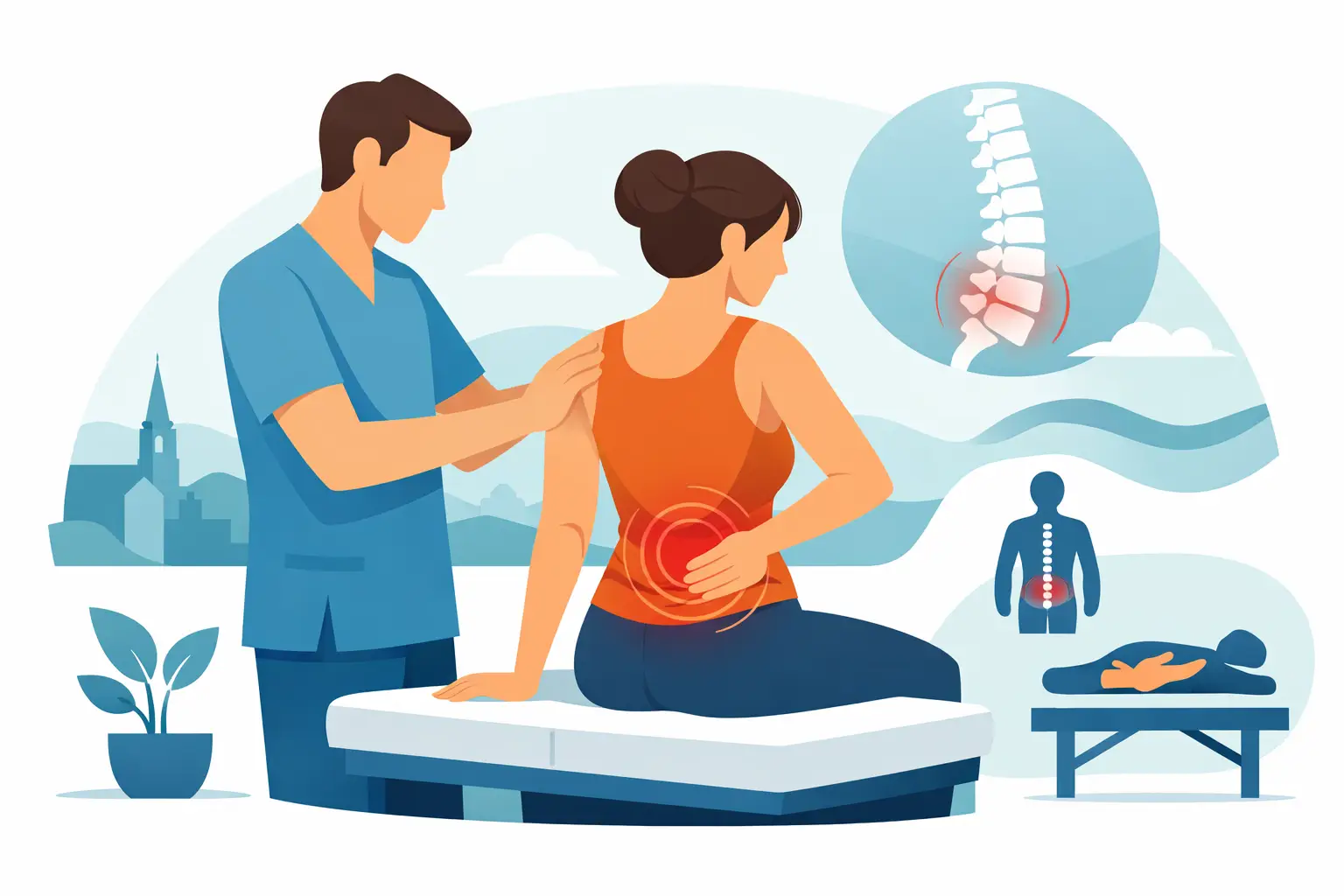 Physiotherapie bei Rückenschmerzen in Muttenz