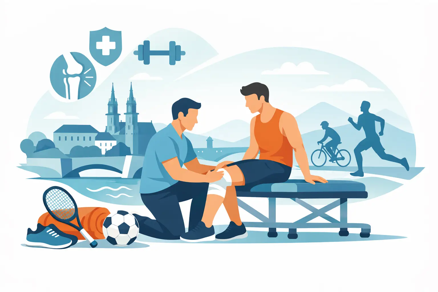 Physiotherapie bei Sportverletzungen in Basel