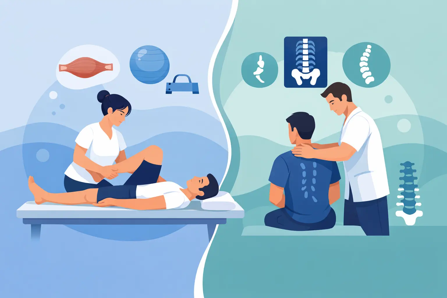 Physiotherapie oder Chiropraktik: Unterschiede 4 Physiotherapie oder Chiropraktik: Unterschiede
