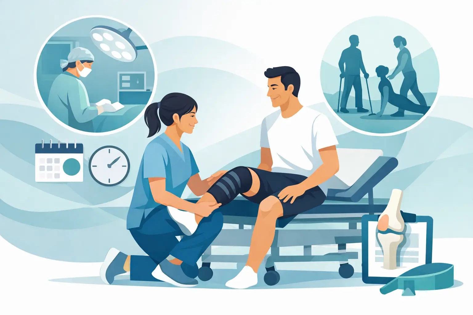 Wann zur Physiotherapie nach OP?