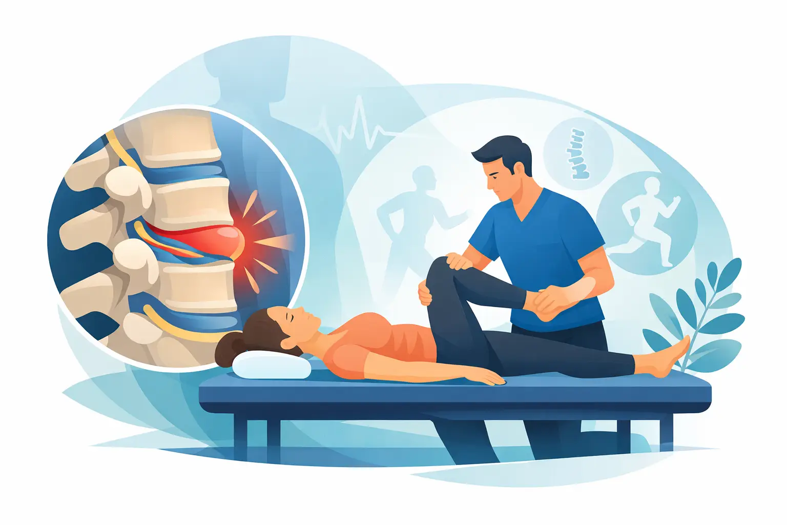 Wie hilft Physiotherapie bei Bandscheibenvorfall?
