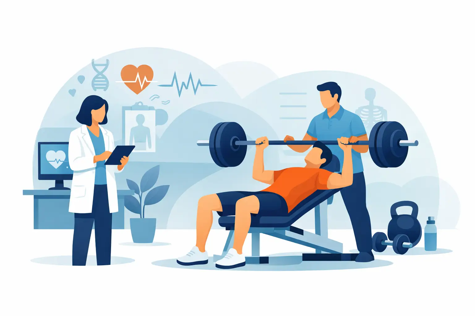Medizinisch betreutes Krafttraining richtig nutzen