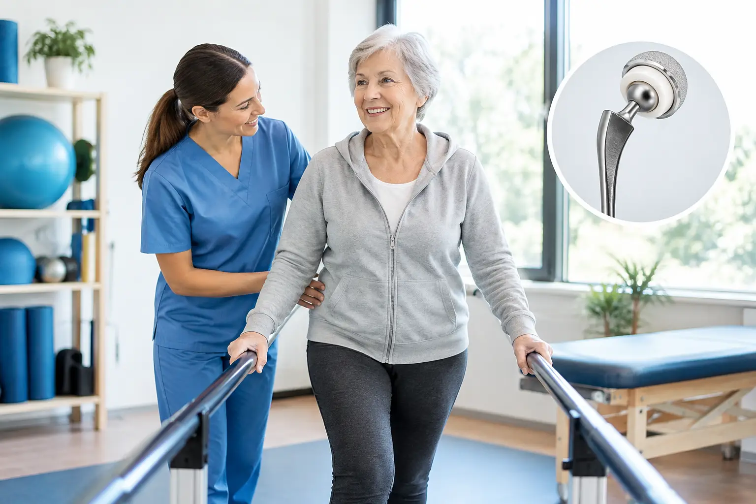 Hüftprothese: Rehabilitation und Erfahrung